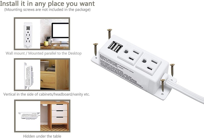 Gun Safe Accessory Electrical Power Outlet Kit Black, Wall Mountable Socket S... gallery