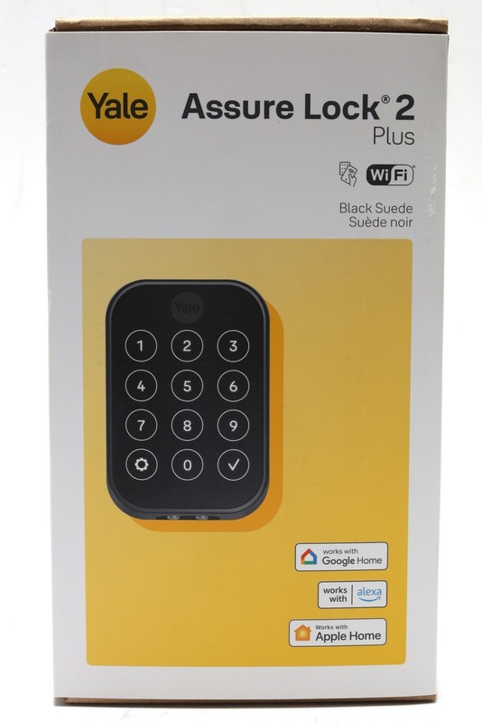 Yale Assure Lock 2 Plus w/WiFi & Apple Home Keys, Black Suede Finish gallery
