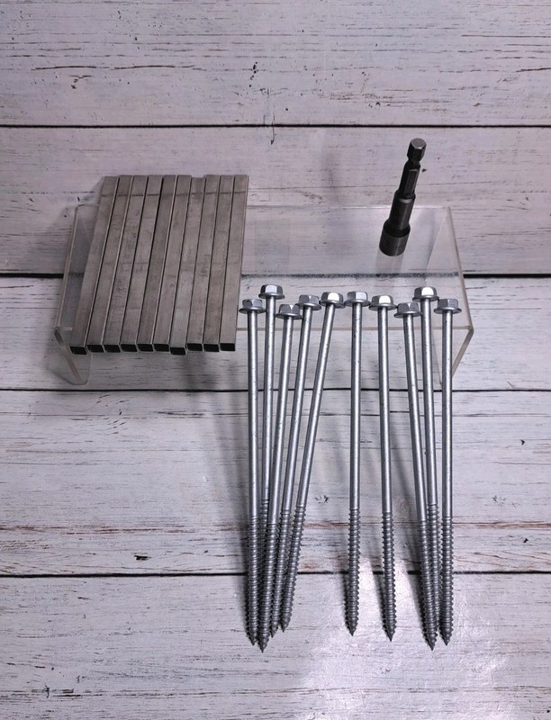 6 in Approx Gutter Screws, Repair Gutter Installation, Screws are Rust-Resistant