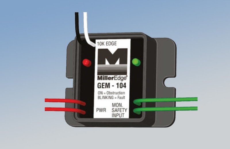 Miller Edge GEM-102 Gate Edge Module, 2-Wire Pulsed Converts 10K to Monitored