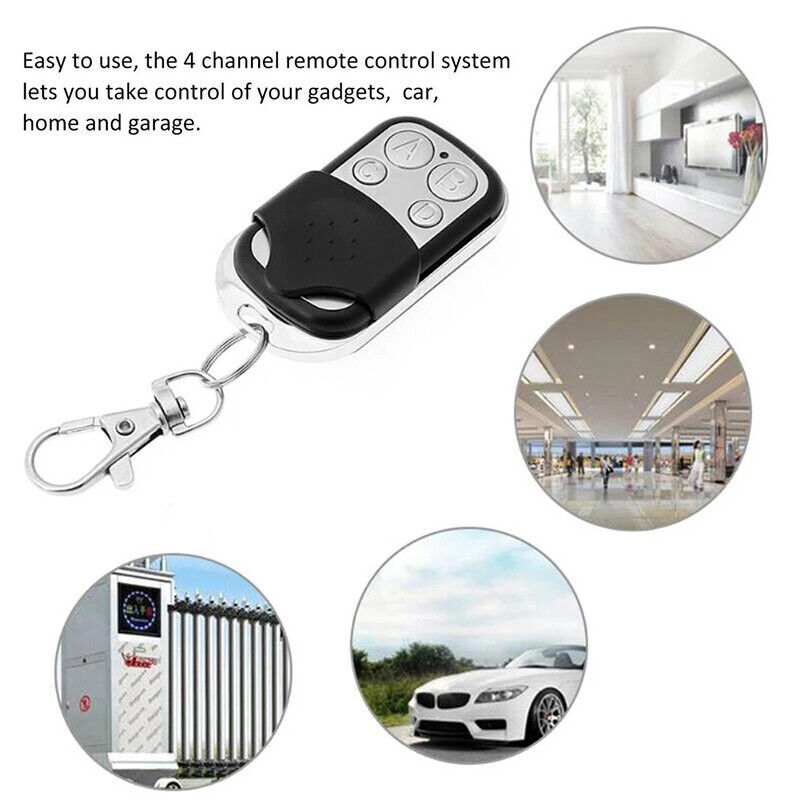 4 X 433MHz Universal Rolling Code Remote Control Fob Gate Garage Door Opener Key gallery