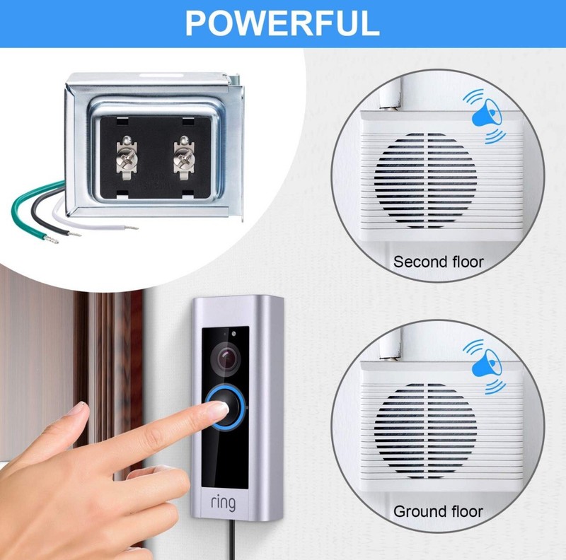 Transformer for Ring Video Doorbell Pro 16V 30VA Hardwired Maxdot gallery