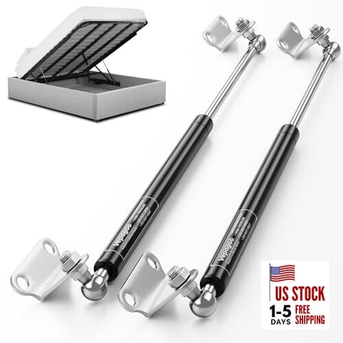 25 Inch Gas Struts 100Lb/445N Shock with Mounting Brackets, RV 25inch 100lb