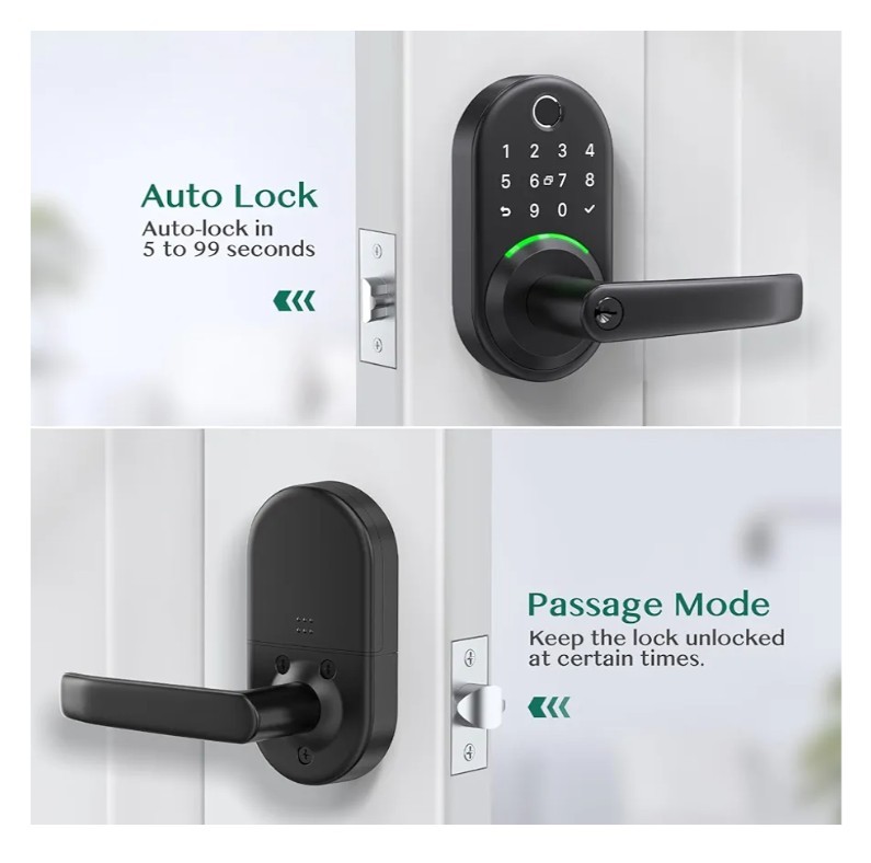 Yamiry YR01 Smart Lock Multi Entry Biometric Fingerprint / Keypad Etc Access New gallery
