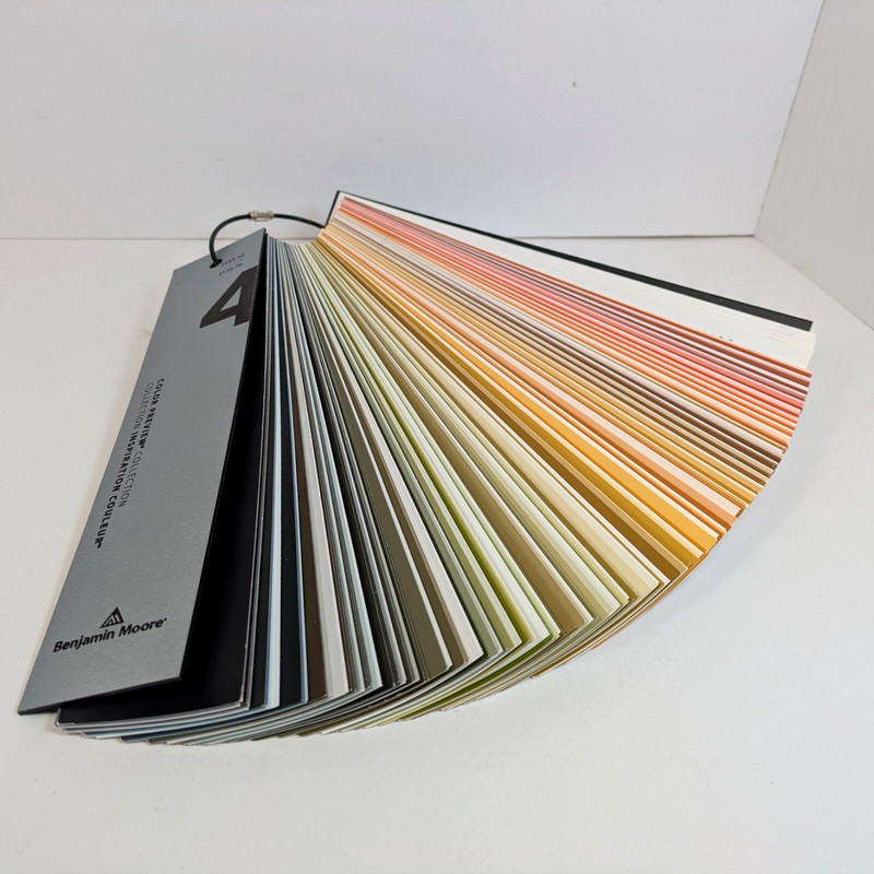 Benjamin Moore Color Preview Fan Deck #4 Samples 2017 2133-10 to 2175-70