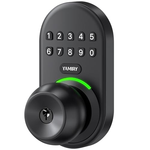 Keypad Smart Door Knob Lock, Keyless Entry Digital Lock with Handle, gallery