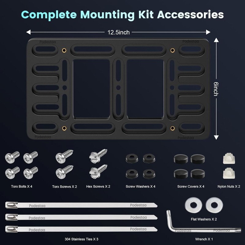 Front License Plate Bracket Holder for 2000-2025 A3 A4 A5 A6 A7 A8 Quattro Sport gallery