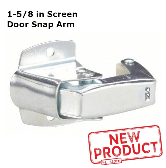 1-5/8" Screen Door Spring Catch Holder Zinc Plated Roller Action Snap Arm Latch