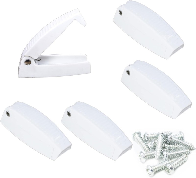 X-Haibei 5 Pack RV Baggage Door Catch Camper Trailer Storage Door Latch Hook Doo