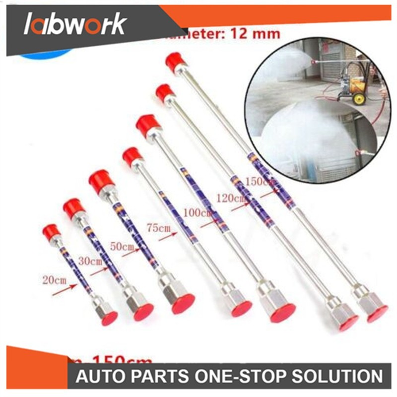 Labwork Universal Airless Paint Sprayer SprayGun Tip Extension Pole Rod 20-150cm gallery