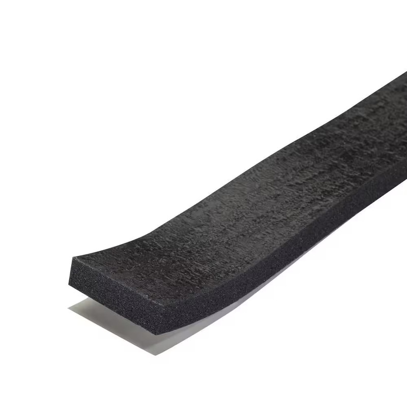 1.25 In. X 10 Ft. Black Sponge Window Seal for Ex-Large Gaps Weatherstrip Roll