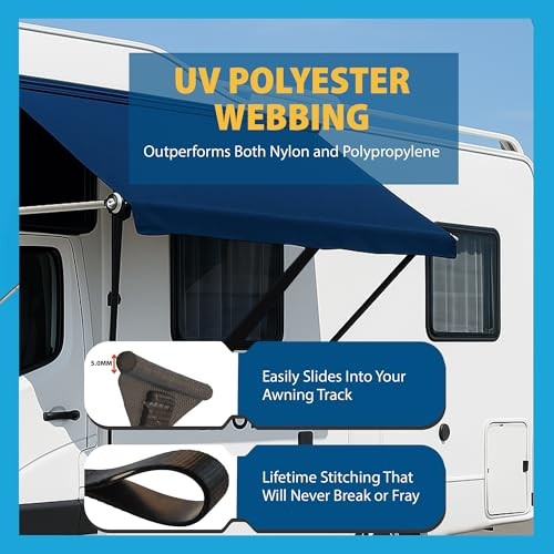 RV Camper Window Awning Pull Strap. Replacement Strap Made with UV 31" gallery