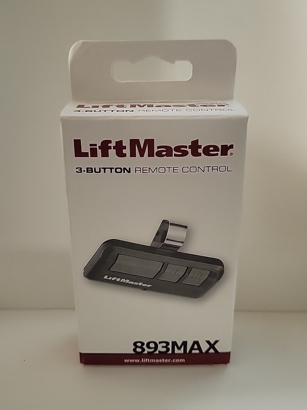 LiftMaster 893MAX 3 Button Visor Remote Control Garage Door Opener