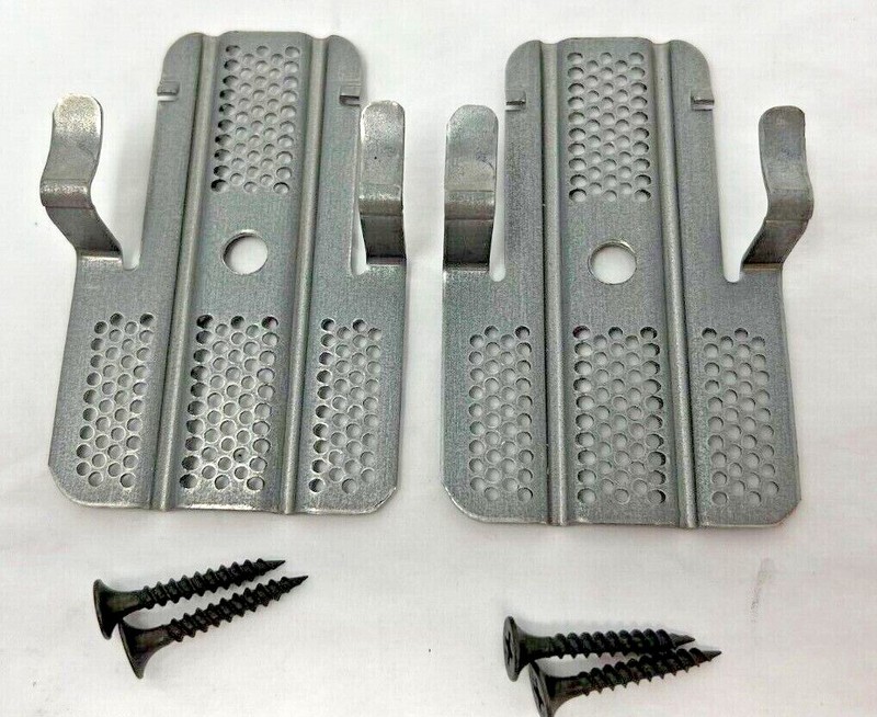 1/2″ or 5/8″ Drywall Sheetrock Hole Repair Clips Brackets w/screws 2, 4, 8 pack