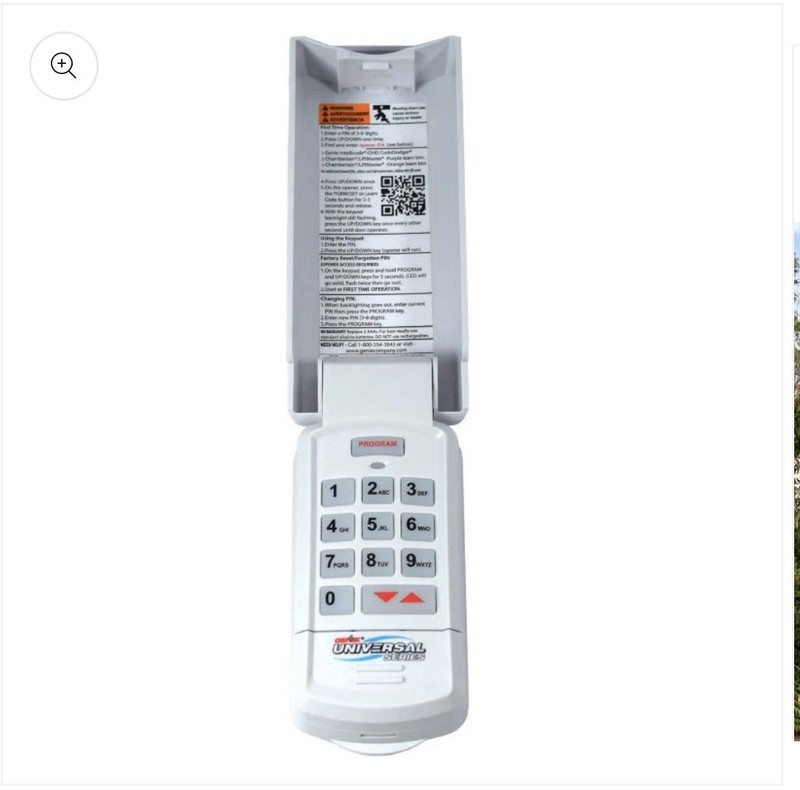 Genie GUK-R Wireless Universal Garage Door Opener Keypad Overhead Door Ryobi