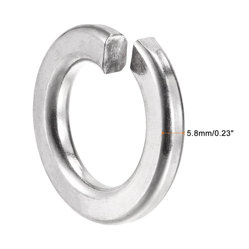 Split Lock Washer, 7/8-Inch 304 Stainless Steel Spring Lock Washer 10pcs gallery