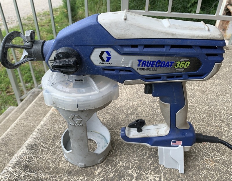 Graco TrueCoat 360 DSP Airless Paint Sprayer Model 16Y386-No Manual/ No Cups