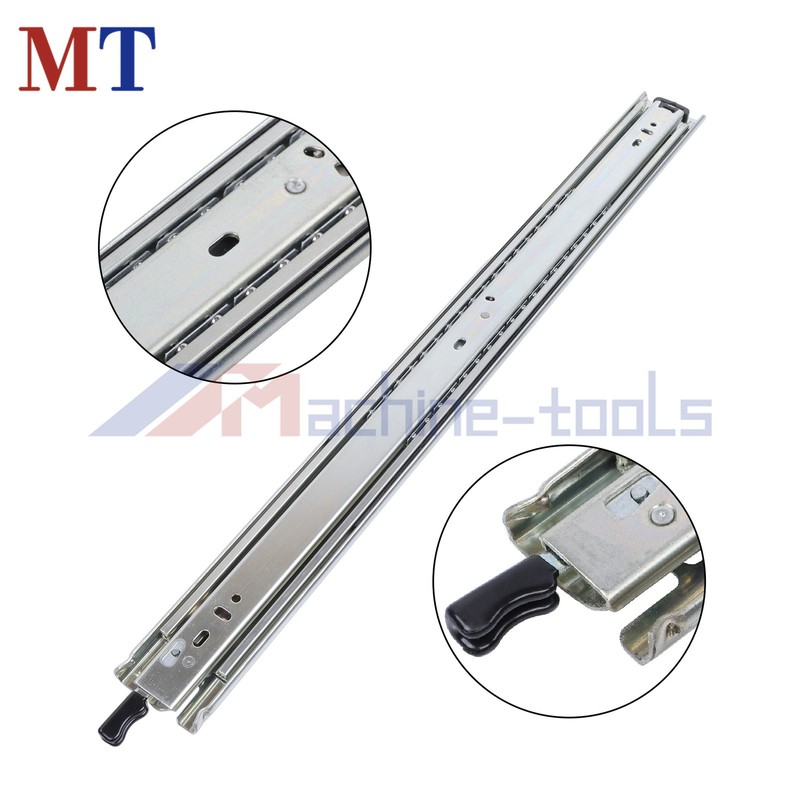 Secure Locking 22 Inch Drawer Slides Heavy Duty 150LBS Full Extension gallery