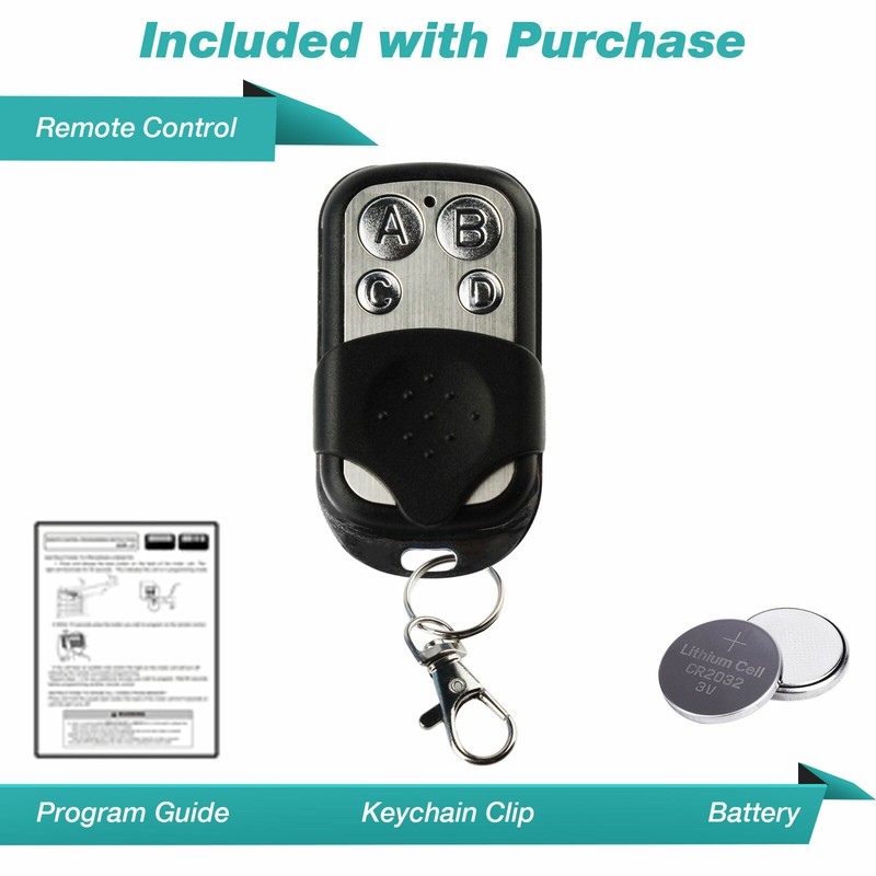 For LiftMaster 971LM Button Garage Door Opener Remote Control 390MHz Keychain