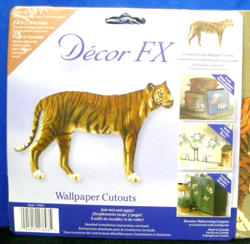 1 Tiger Wallpaper Cutouts Big Kitty Cutouts 16 Count Tigers Jungle