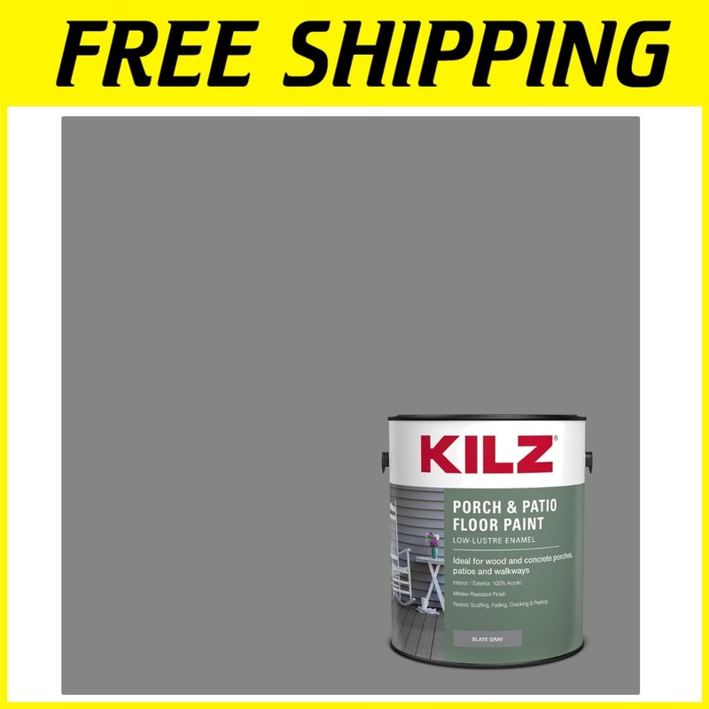 Durable Slate Gray Porch & Patio Floor Paint