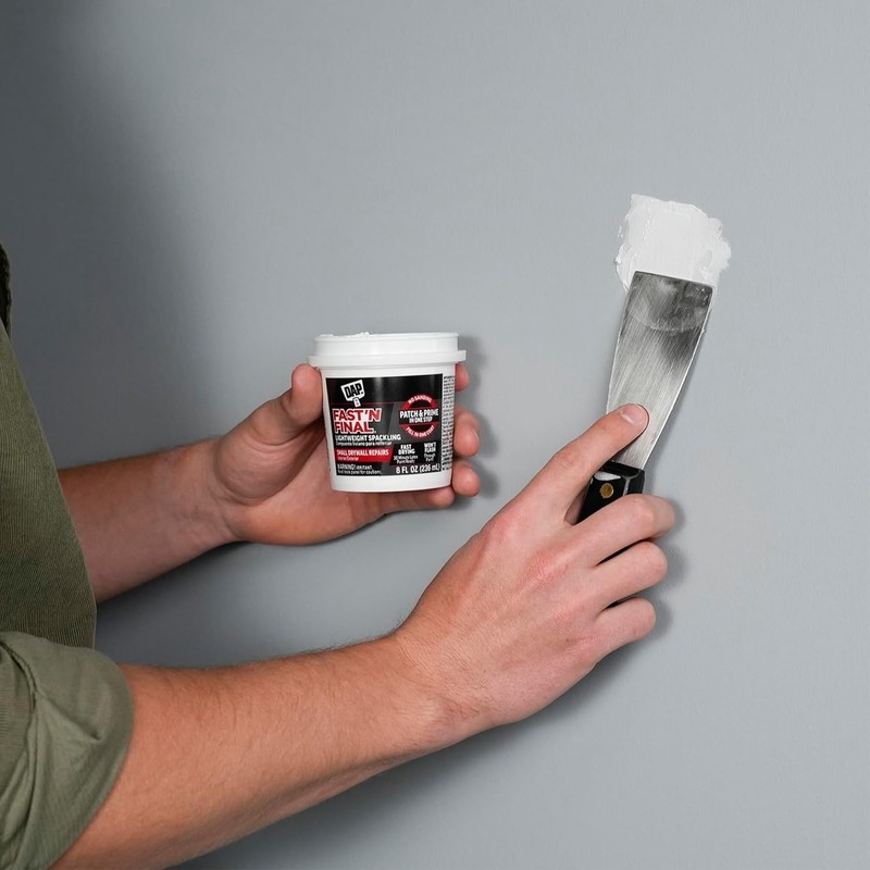 Durable 8 Oz Fast 'N Final Lightweight Spackling - Ideal for Walls & Ceilings gallery