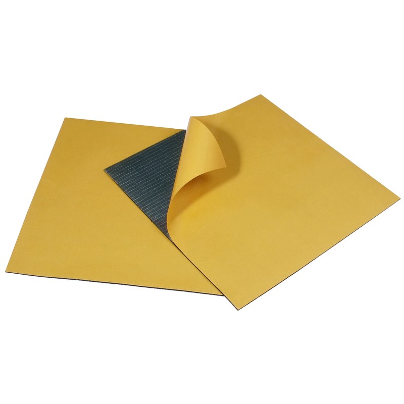 Adhesive Solid Neoprene Rubber Sheet Strips 1/16″ x 10″ x 10″ 2 Pack