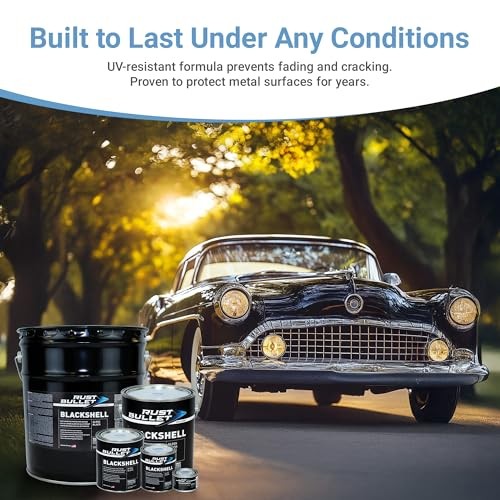 BlackShell - Gloss Black - 1 Quart - Corrosion Preventive 32 Fl Oz (Pack of 1) gallery