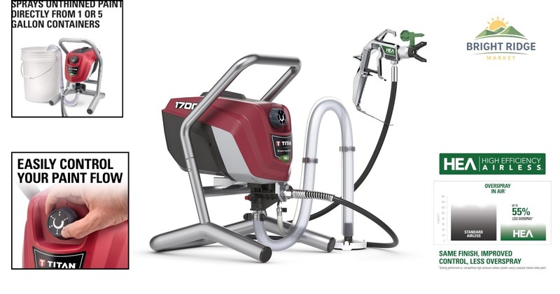 ControlMax Paint Sprayer with HEA Technology to Reduce Overspray Effectively gallery