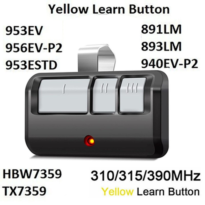 Replacement Garage Door Remote Yellow For Chamberlain/LiftMaster 5Year Warranty gallery