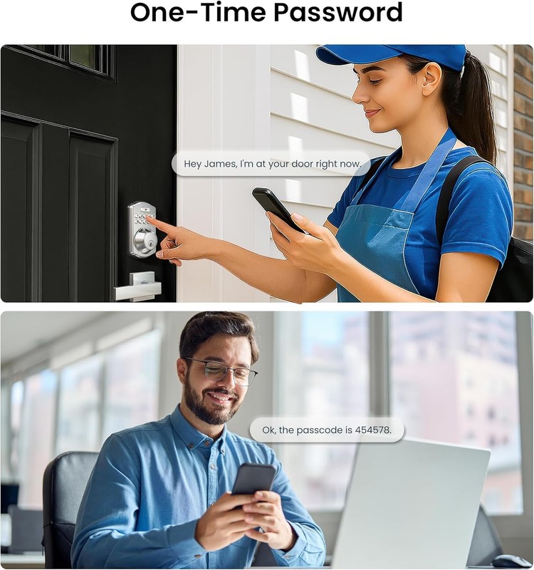 Smart Biometric Deadbolt Lock, Easy Install gallery