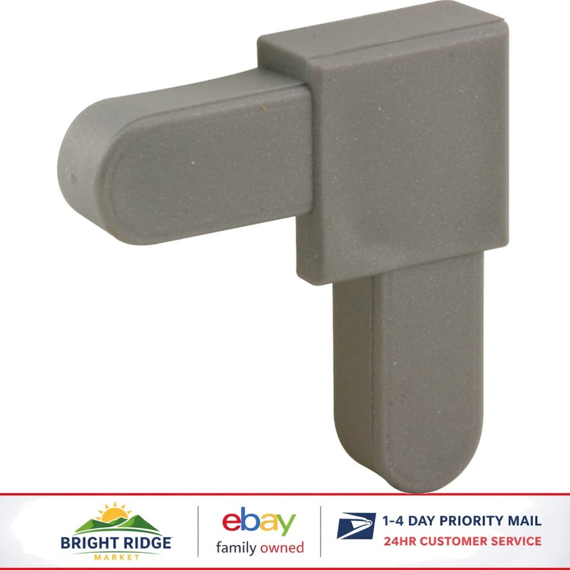 Plastic Screen Corners for Aluminum Frames, Gray 20-Pack, Easy Installation