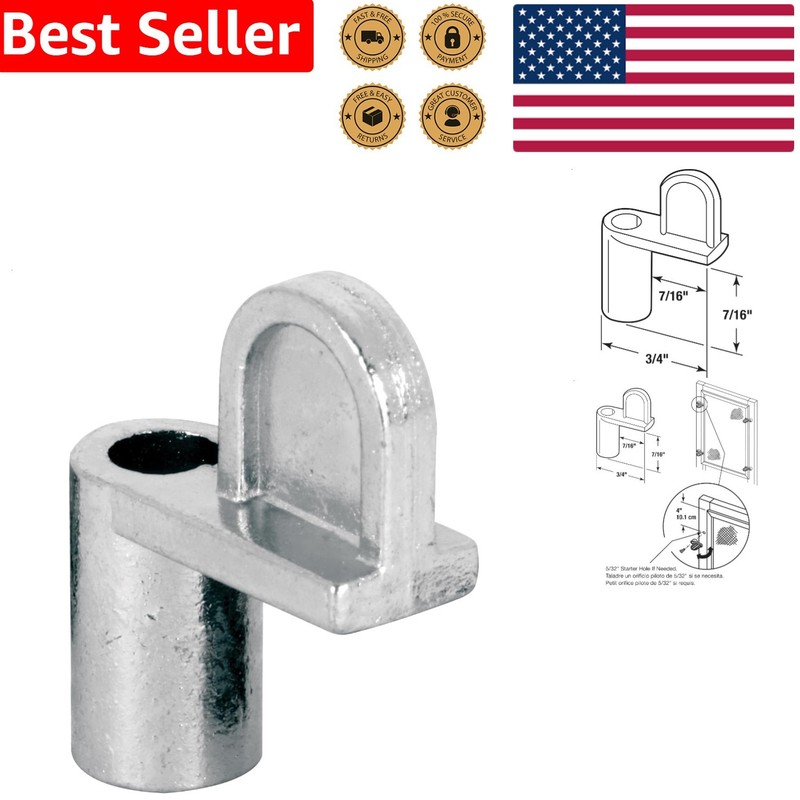 Window Screen Clips 7/16 Inch Diecast Zinc 8 Pack Secure Storm Panels