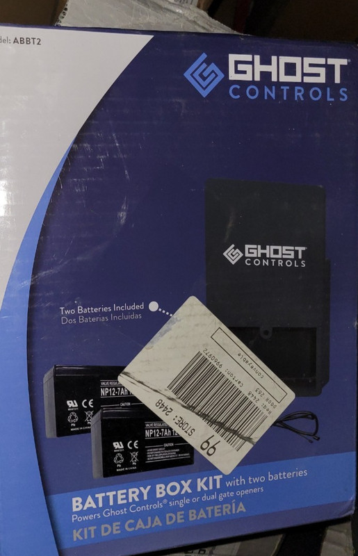 Ghost Controls Battery Box Kit With 2 Batteries 12v ABBt2