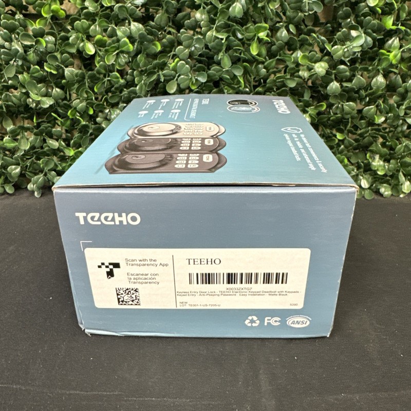 Teeho Te001 Keyless Door Lock Keypad Digital Weatherproof Deadbolt Black gallery