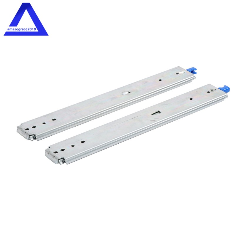 1 Pair With Lock Heavy Duty Drawer Slides 20 Inch 250 Lbs Extension Rails Rail