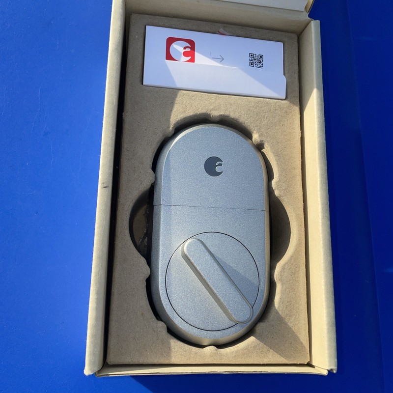 August Smart Lock ASL-3B Silver Keyless Entry in Box (2017, 3rd Gen) Bluetooth! gallery