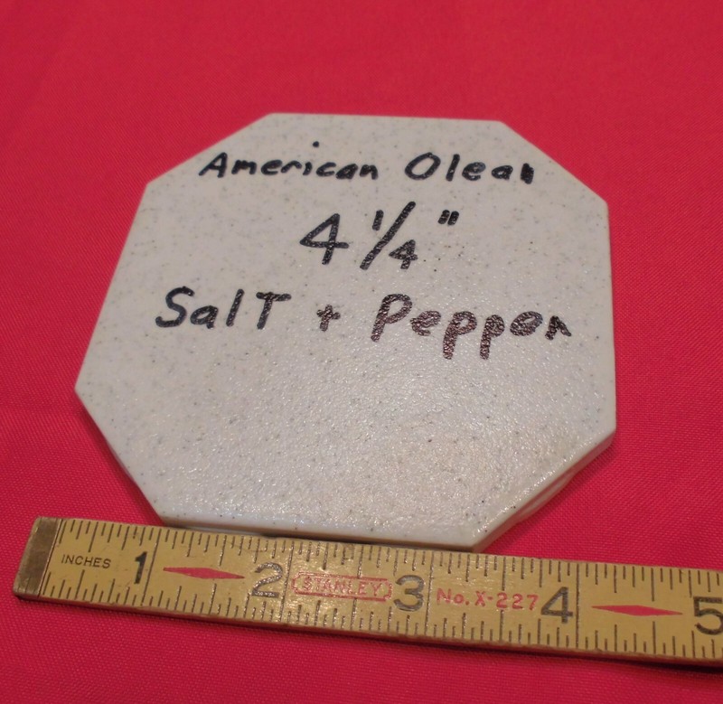 1 pc. *Salt & Pepper* Octagon Ceramic Tile 4-1/4″ Crystalline, American Olean