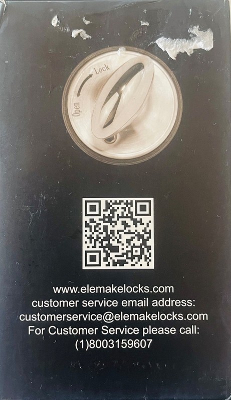 Elemake High Security Lock 100% Mechanical No Risk Of Low Battery gallery