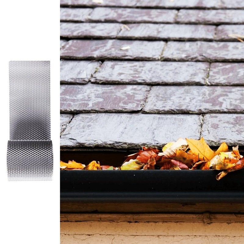 5 Inch Gutter Guard Screen Mesh Roll Leaf Filter Gutter Protection, 50Ft gallery