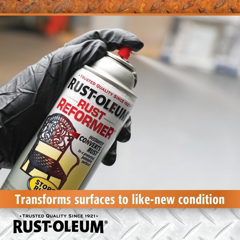 Rust-Oleum 215215 Stops Rust Rust Reformer Spray, 10.25oz, Black,‎Rust Resistant gallery