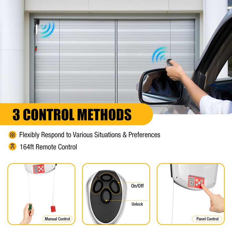 100W Automatic Garage Roll Up Roller Door Opener Motor with Remote Control Motor gallery