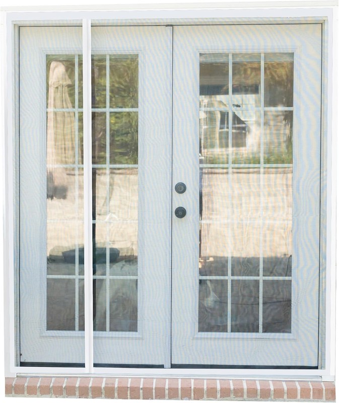 Magnetic Screen Door for French & Sliding Door – Heavy Duty, Hands Free Fiber…