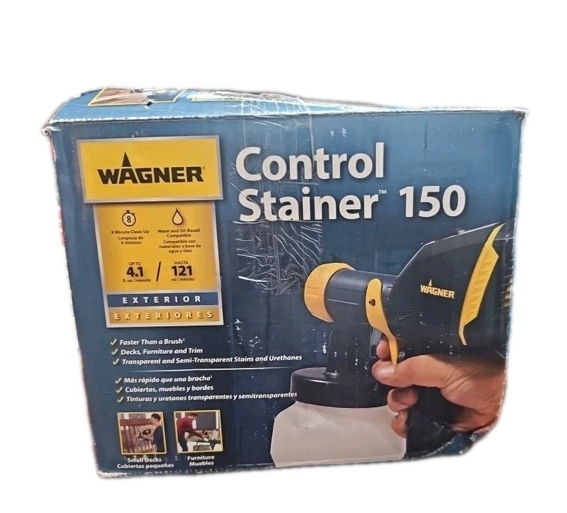WAGNER Control Stainer 150 HVLP Handheld Sprayer – USED TESTED-