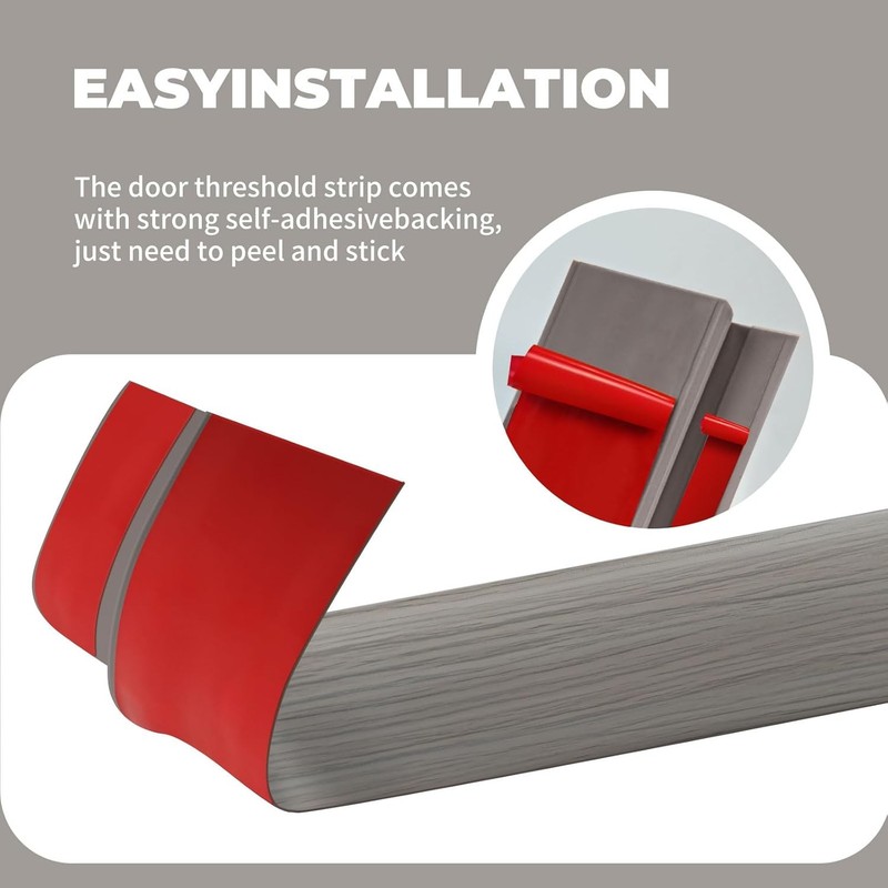 Door Threshold Ramp Floor Transition Strip 72 inch, 1/2'' ~ 3/5'' Thresholds Ram gallery