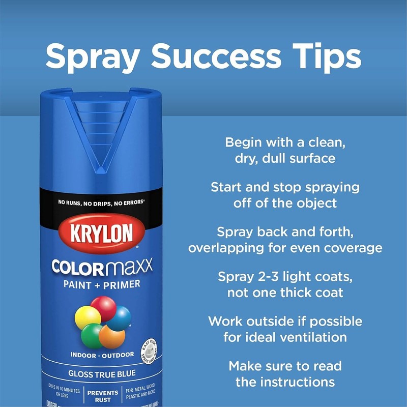Rust Resistant Metallic Spray Paint and Primer for Indoor Outdoor Projects gallery