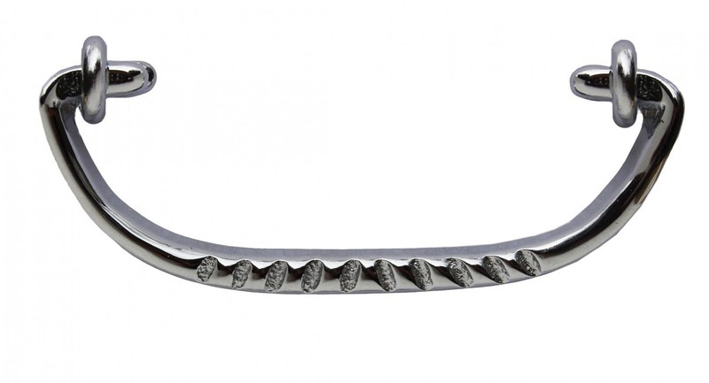 Chrome Plated Brass Ribbed Bail Pull Replacement | Renovator’s Supply