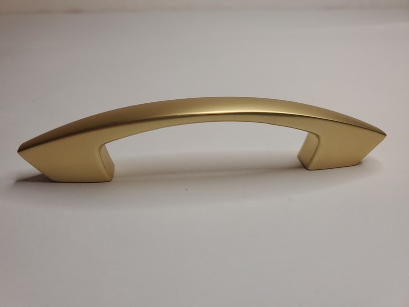 Cabinet Door 5″ Pull Bar Gold Color Metal 1 Count Art Deco Modern
