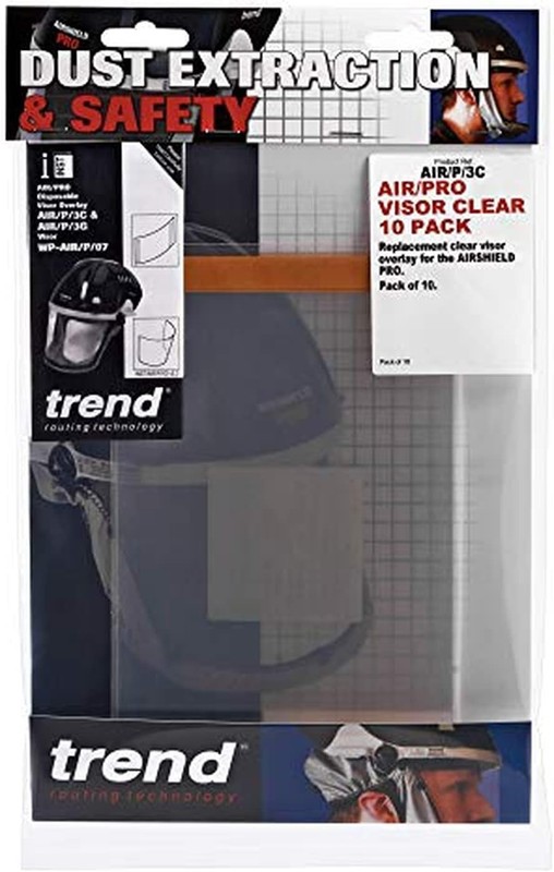 Trend Airshield Pro Clear Replacement Visor 10 Count (Pack of 1), gallery