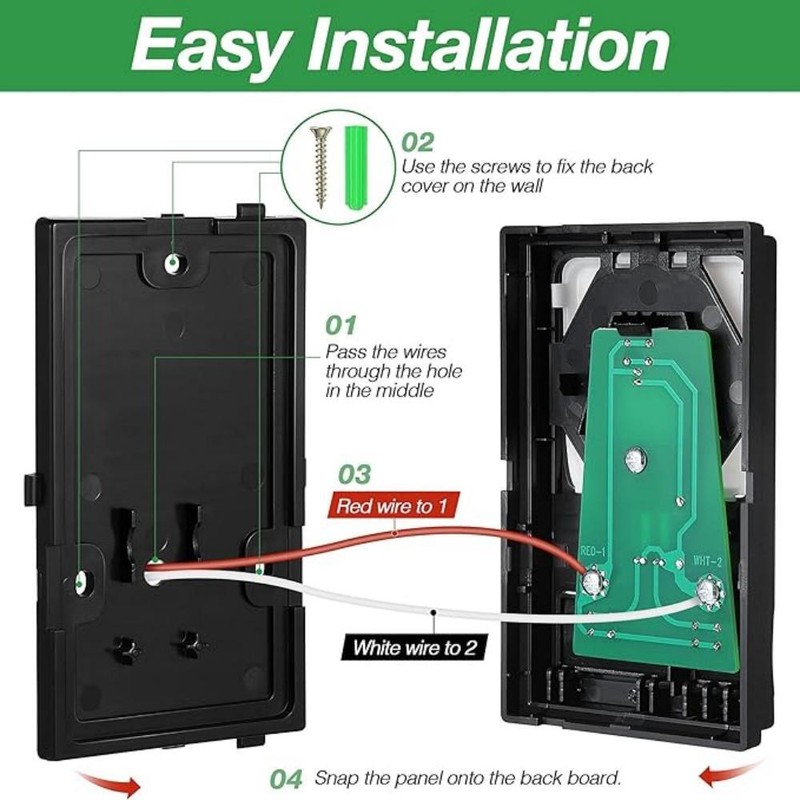 Replacement Panel Wall Keypad Button Multifunction Control Panel Wired US STOCK gallery